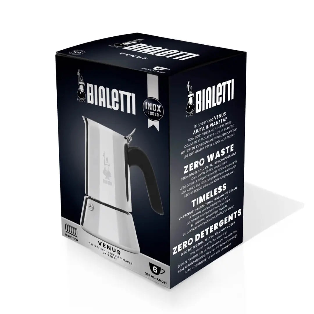 Bialetti Venus Stainless-Steel Stovetop Coffee Maker