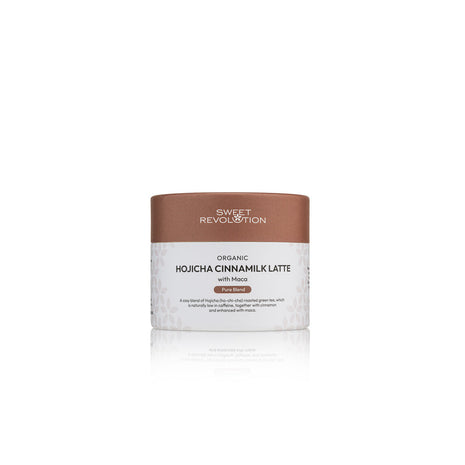 Sweet Revolution Organic Hojicha Cinnamilk Latte 60g original product packaging