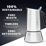 Bialetti Venus Stainless-Steel Stovetop Coffee Maker